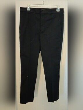 Womens Lauren Ralph Lauren Black Stretch Chino Pants Size 8